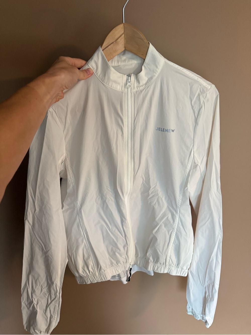 JeleneW Women's White Lightweight Cycling Jacket